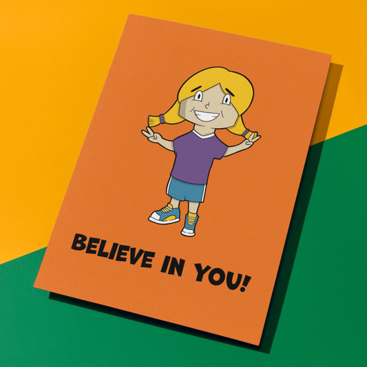 🧡 Believe in You! Postcard