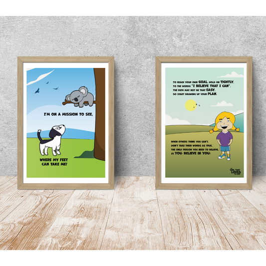 🧡 Poster Duo – Both A3 Prints